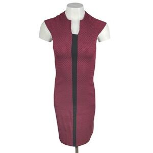 RINASCIMENTO Textured Patterned Fitted Sheath Dress Sz Medium